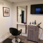 Hairdresser Stand at Northbrook Barber Shop