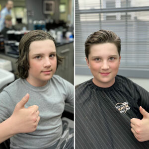 Boys haircut