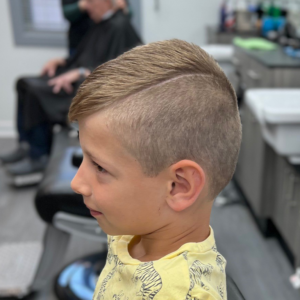 Boy's haircut and style