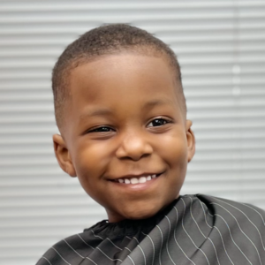 Boy's haircut