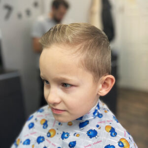 Boy's haircut and style