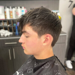 Boy's haircut and style