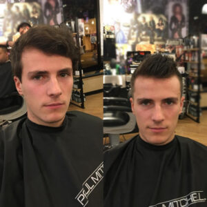 Men's haircut and style