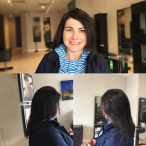 Woman's haircut and style