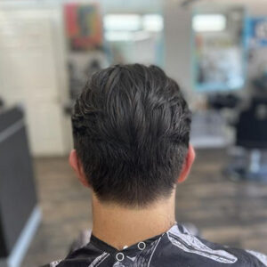 Men's haircut and style