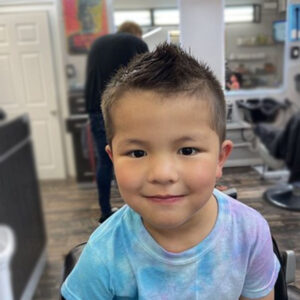 Boy's haircut and style
